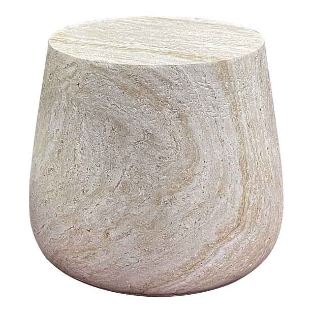 Kamenný kulatý zahradní stolek ø 47,5 cm Bonn – House Nordic