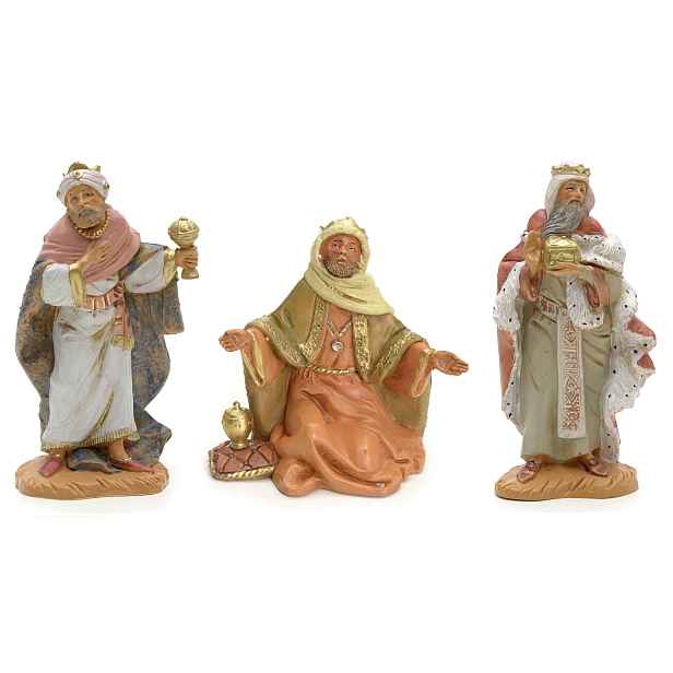Figurky Do Betléma Tři Králové Mudrci Betlém pro figurky o výšce 12 cm