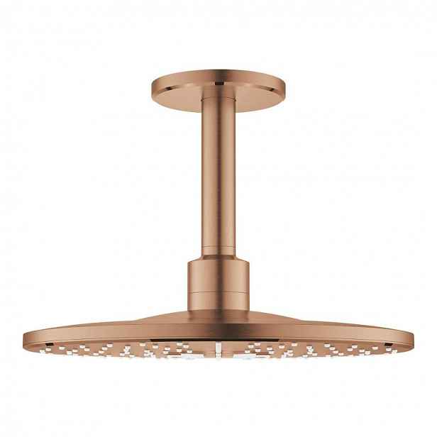 Grohe Rainshower SmartActive - Hlavová sprcha 310, sprchové rameno 14 cm, 2 proudy, kartáčovaný Warm Sunset 26477DL0