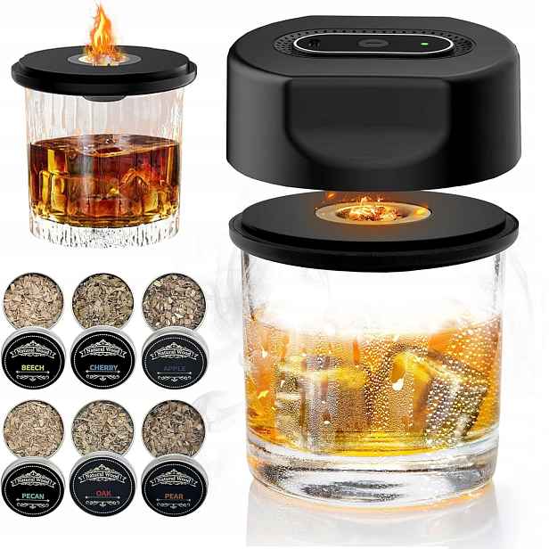 Sada Na Uzení Whisky Kouřový Smoker S 6 Příchutěmi Hoblin Pro Muže