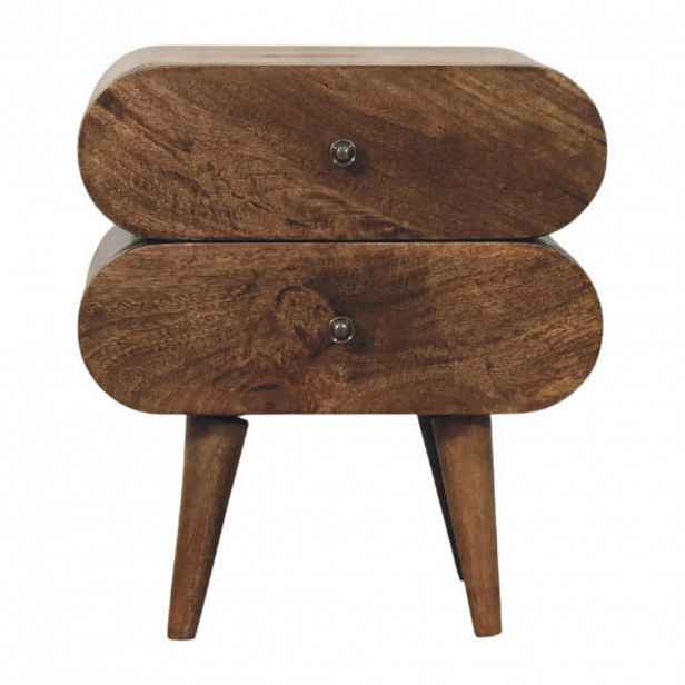 Artisan Furniture KOBERCOVÝ STOLEK s povrchem ze slaného dubu, místo na povrchu, šedá