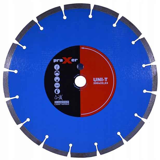Diamantový Kotouč Na Betonu Uni-t 300 mm Praxer