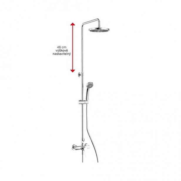 Jika Cubix sprchová baterie kov chrom lesk H3312I70045311