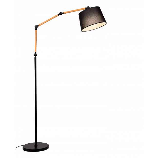 Podlahová lampa Lumina Deco LDF-8305-BK Corsus
