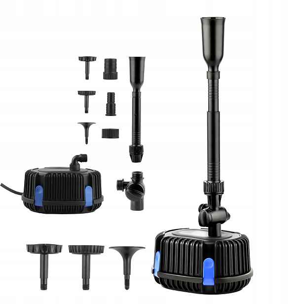 Fontánová pumpa CHP-1000 1000L/H s nastavitelným filtrem pro jezírko