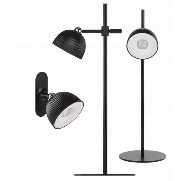 Led stolní lampa Sophie, nabíjecí, černá
