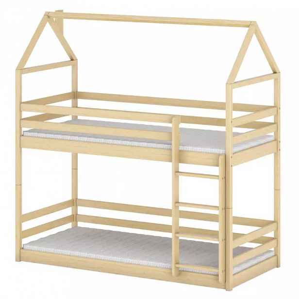 Posteľ Domček Axel 90x200 pine
