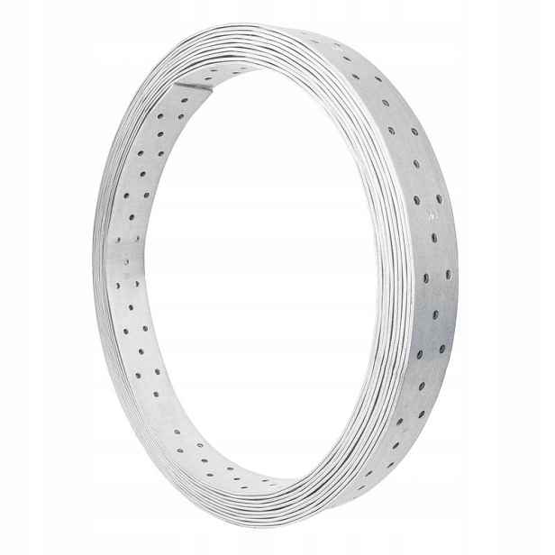 Tesařský montážní pásek 40 mm 10 m, perforovaný
