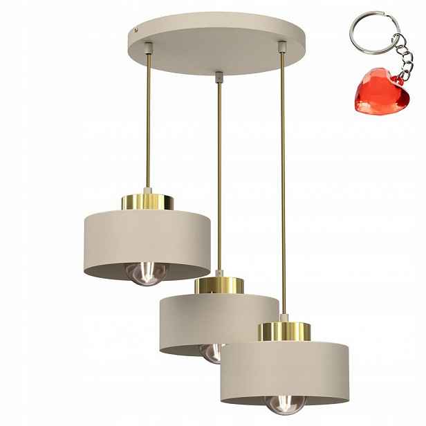 Trojitá závěsná lampa na kruhu Marti 9932 Luminex
