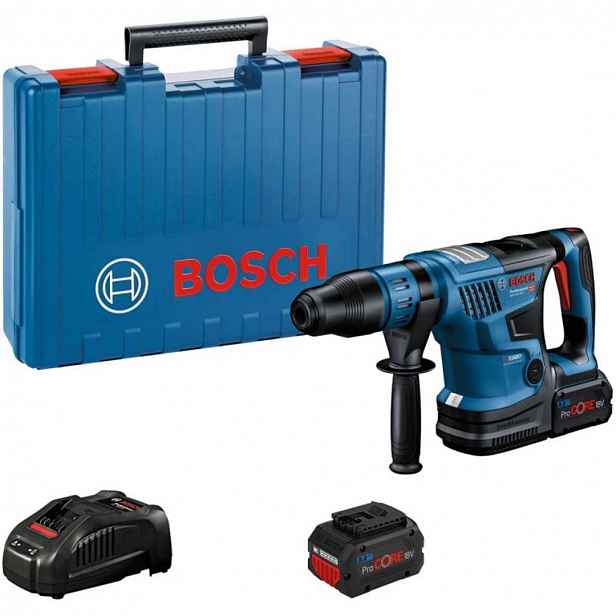 Bosch - 18V AKU vrtací kladivo SDS Max, 2x aku 8,0 Ah ProCORE, nabíječka 0611915002