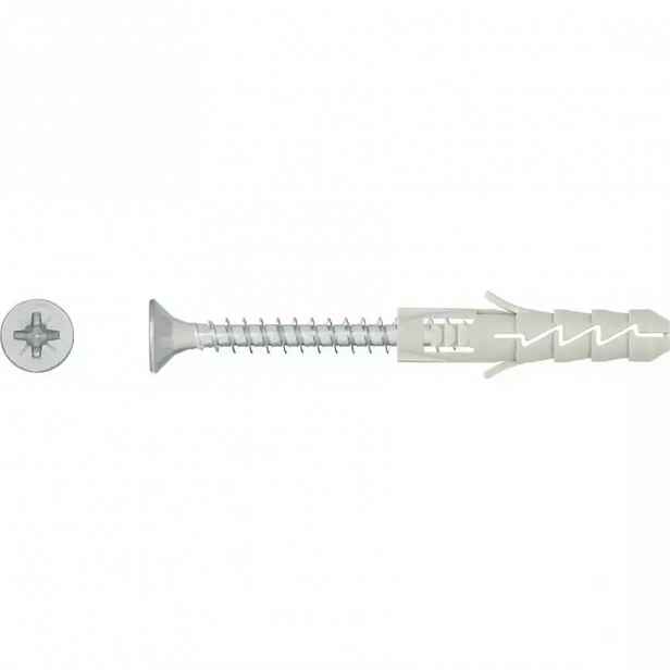 Hmoždinka rozpěrná FIX+ 5 mm s vrutem (25 ks/bal.)