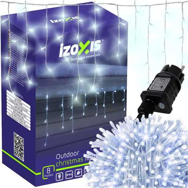 ND12_18680 Venkovní lampy 300LED 15 m studená bílá Izox