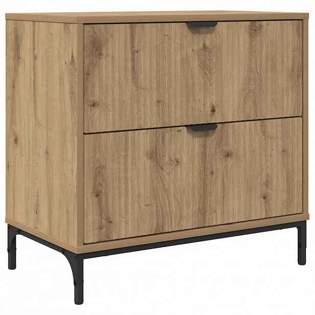 vidaXL Noční stolek dub artisan 63,5 x 36 x 61 cm Kompozitní dřevo