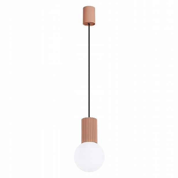 Závěsná lampa Zwis G9 Kulatá Hnědá Moderní Matná Halo Sollux