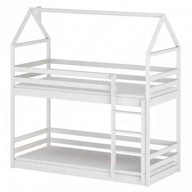 Posteľ Domček Axel 80x160 white