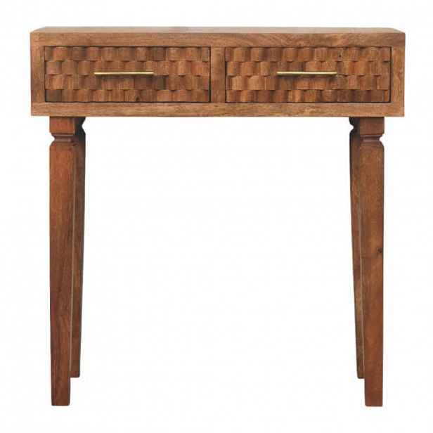 Artisan Furniture KOMODA Stella, 2 nad 3 zásuvkami, severské nohy, hnědá