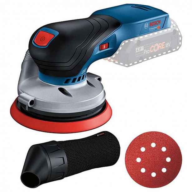 Bosch - 18V AKU excentrická bruska 125 mm, bez baterie a nabíječky 0601372201