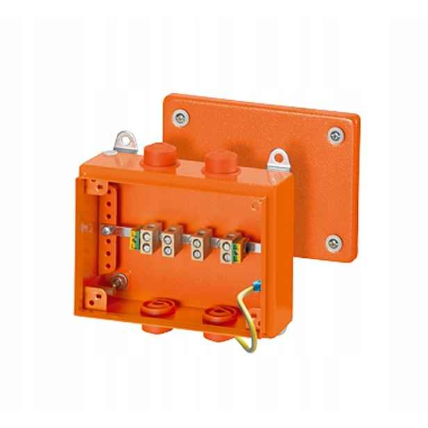 Elektroinstalační Krabice n/t 200 mm 150x80 mm ocel IP66 oranžová Hensel Fk 9105