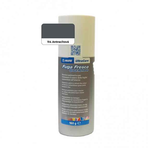 Mapei Fuga Fresca barva na spáry antracite 160 g FUGAFRESCA114