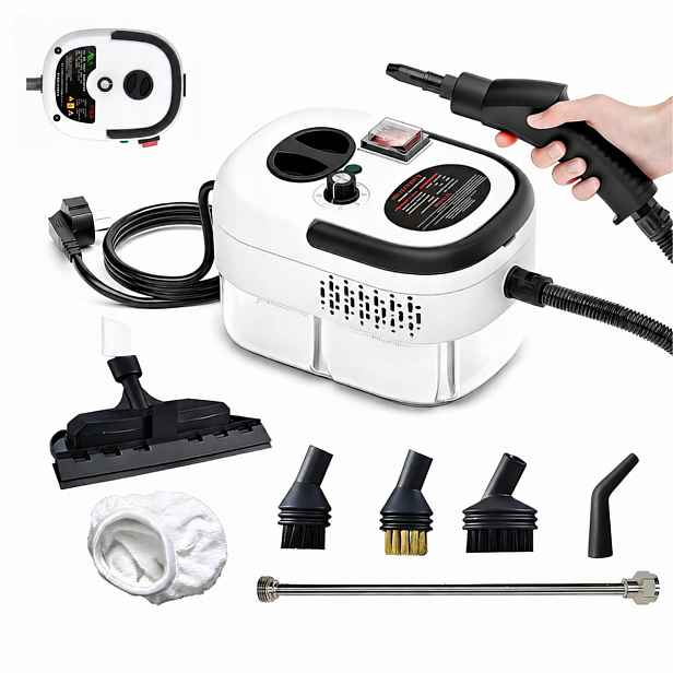Parní Čistič Mop Napařovač Vysavač 2500W Čisticí Sada