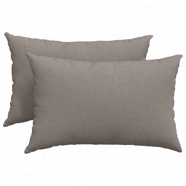 vidaXL Pohovkové polštáře 2 ks textil Taupe 60 x 40 cm