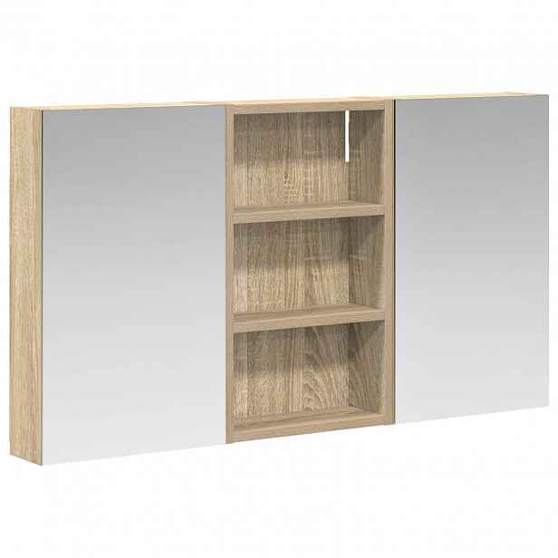 vidaXL Sada koupelnových skříněk 3 ks 90 x 10,5 x 50 cm