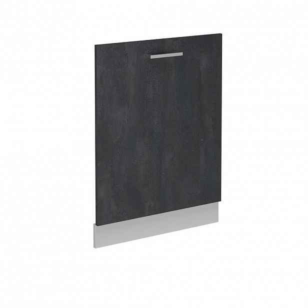 Vicco ČELNÍ PANEL MYČKY R-Line Černý beton 60 cm bez pracovní desky