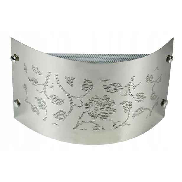 Candellux Aluno nástěnná lampa chrom 1xE14 max 40W kovová stínidlo vzor květiny