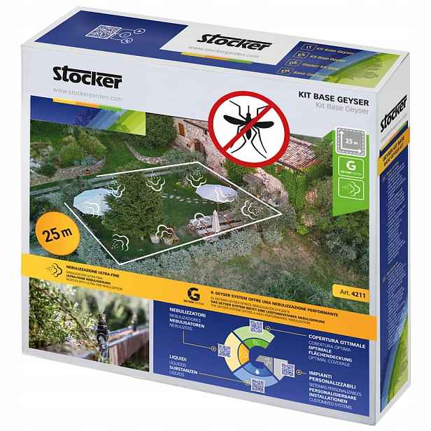 Sada Stocker Base Geyser 25 m pro gejzírové nebulizátory