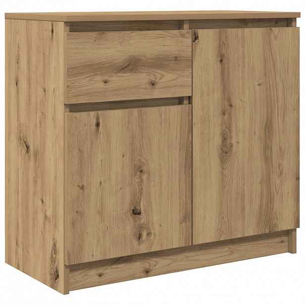vidaXL Příborník se zásuvkou Artisan Dub 71x35x65 cm kompozitní dřevo