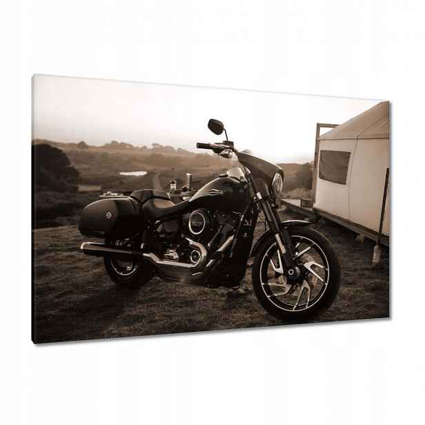 Obrazy 120x80 Harley Davidson Motocykl