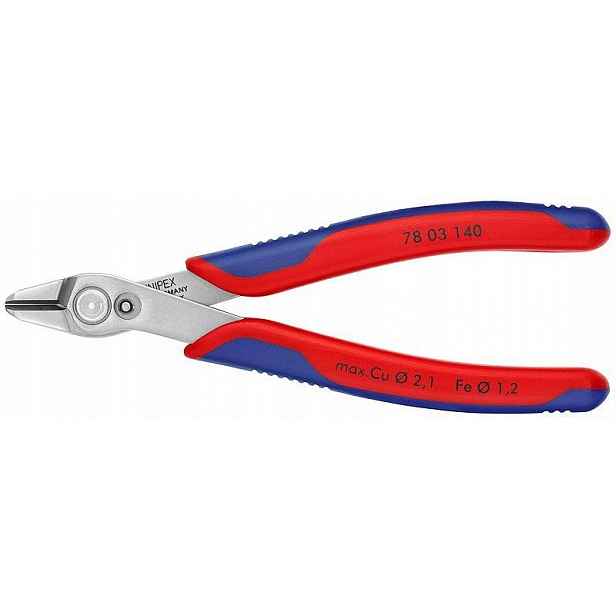 Boční štípací kleště pro elektroniku 140 mm Knipex Knips 78 03 140