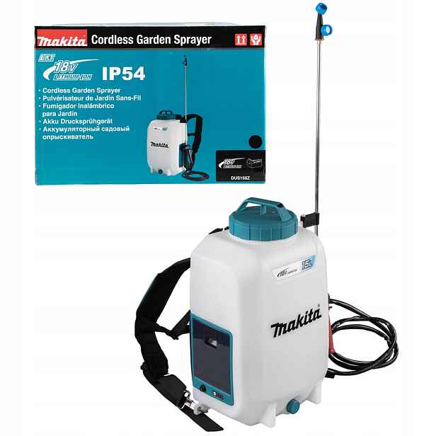 Akumulátorový postřikovač 18V 15L Makita DUS158Z