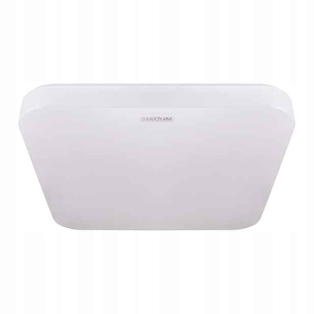 Čtvercový stropní svítidlo do koupelny Led 33 cm IP44 24 W, bílá barva Struhm