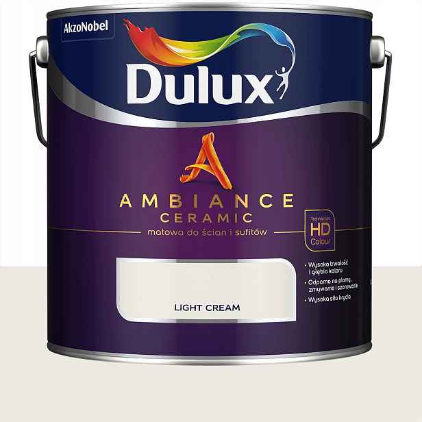 Dulux barva na stěny keramická Ambiance Ceramic Light Cream 2,5 l