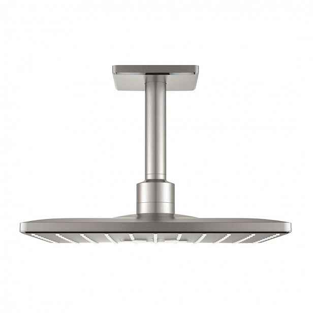 Grohe Rainshower SmartActive Cube - Hlavová sprcha 310, sprchové rameno 14 cm, 2 proudy, supersteel 26481DC0