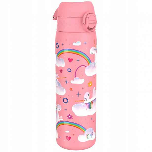 ION8 Sportovní termoláhev lahev na pití pro děti 500 ml Unicorn Jednorožci