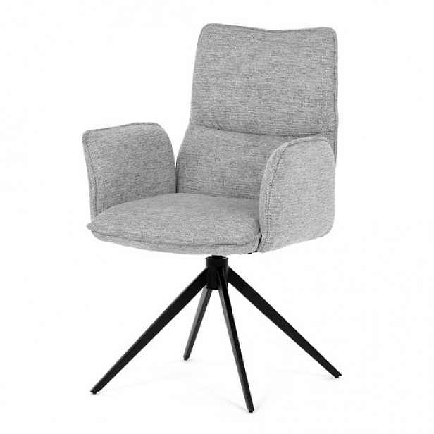 Jídelní židle Autronic šedá látka DCH-D1328 SIL2