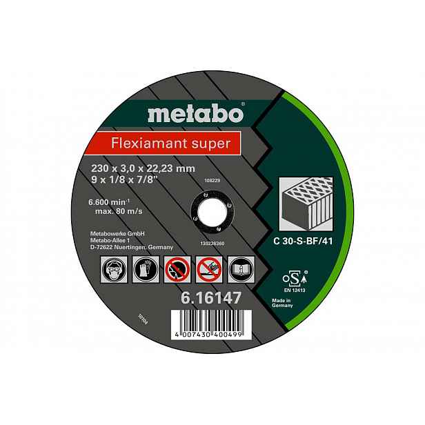 Metabo - Řezný kotouč na kámen 115x22,23 mm 616728000