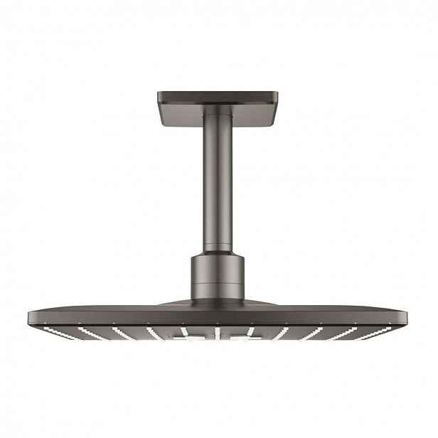 Grohe Rainshower SmartActive Cube - Hlavová sprcha 310, sprchové rameno 14 cm, 2 proudy, kartáčovaný Hard Graphite 26481AL0