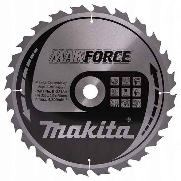 Makita B-32188 pilový kotouč 355mm*30mm 24Z Makforce (old=B-08274)