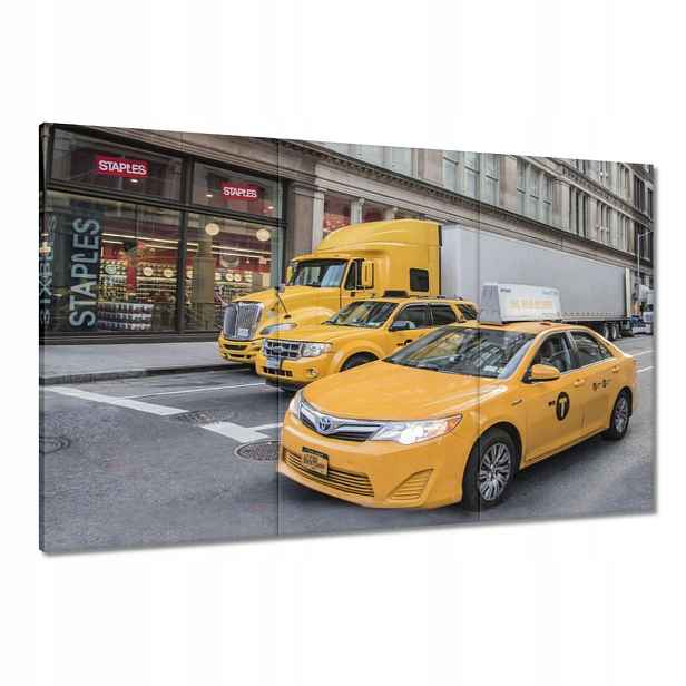 Obrazy 120x80 Žluté vozy New York