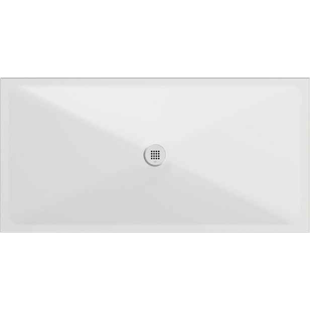 GSI Keramická sprchová vanička, obdélník 180x90x2cm, bílá mat