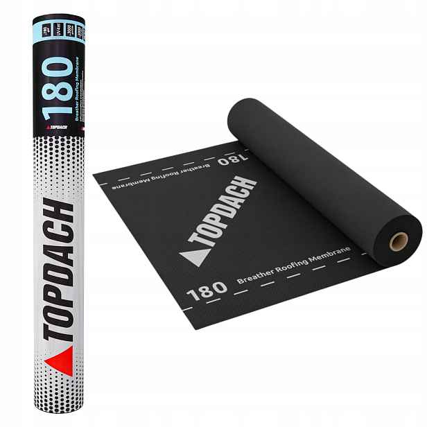 Membrána Střešní Membrána Fólie Na Střechu Nejlepší Topdach 180g 1,5x50m 75m2