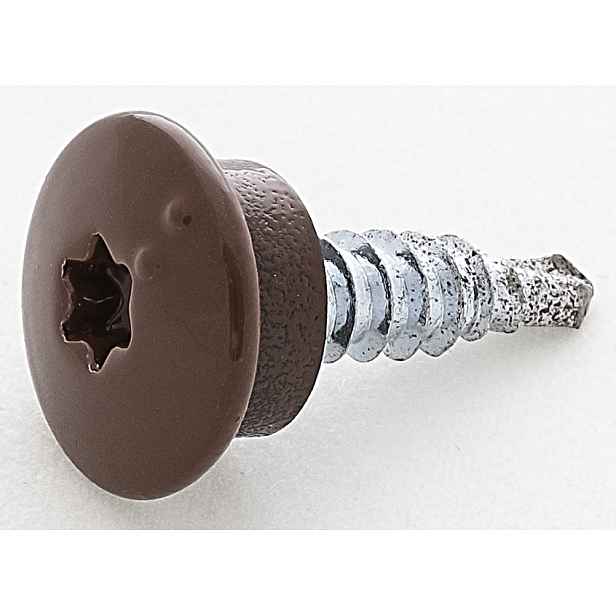 Šroub samovrt. GUNNEX UFO 1415 T25 4,8×20 mm RAL 3009 25 ks