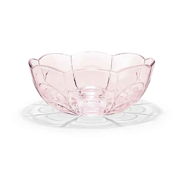 Světle růžová skleněná miska ø 23 cm Lily – Holmegaard
