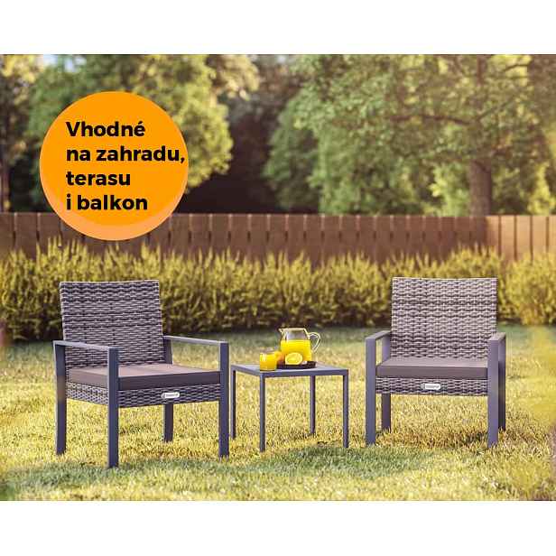 Zahradní set 2+1 D9608 Dekorhome