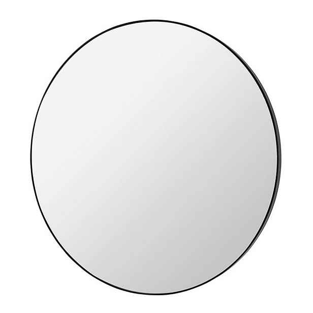 Zrcadlo průměr 110 cm Broste COMPLETE - černé