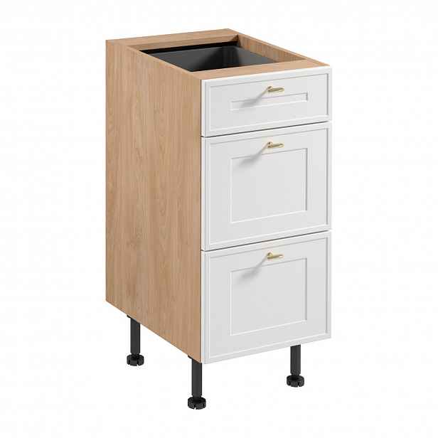 Kuchyňská skříňka SORENTO D40S3 - P/L AX -  Puccini/bílý rám