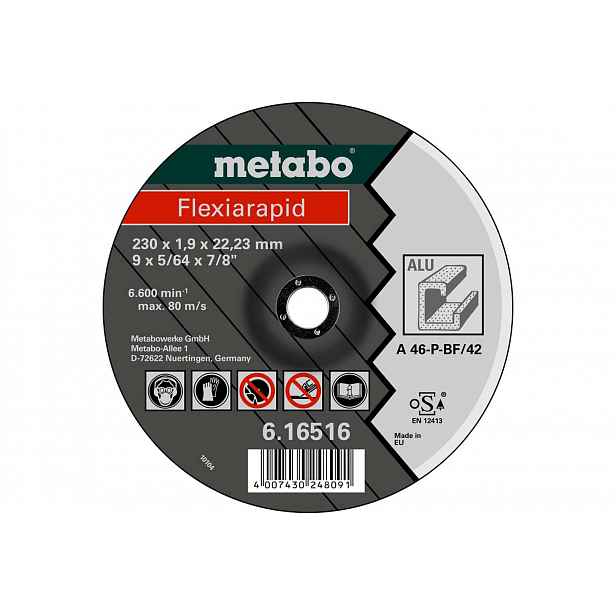 Metabo - Řezný kotouč na hliník 115x22,23 mm 616512000
